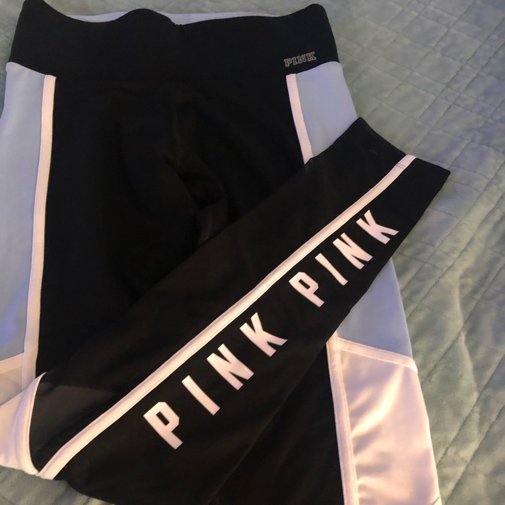 Pink legging blue, white, black with pockets